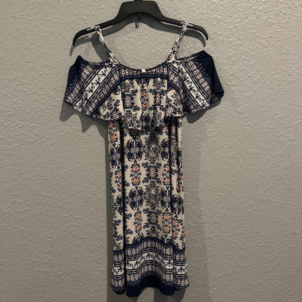 Off Shoulder Mid Length Dress - Size S